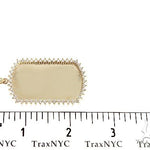 14k Yellow Gold Customizable Dog Tag Pendant 64644 - Image 7