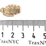 14k Yellow Gold Diamond Grenade Pendant 64670 - Image 4