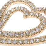 14k Yellow Gold Diamond Heart Pendant 64669 - Image 4