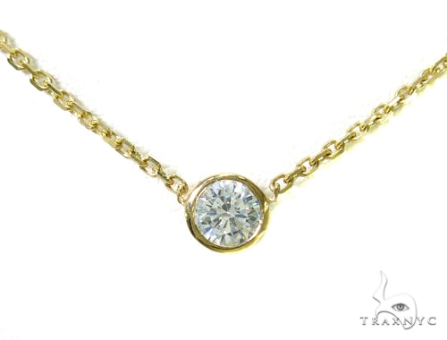 14k Yellow Gold Necklace-39998 - Image 1