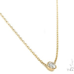 14k Yellow Gold Necklace-39998 - Image 3