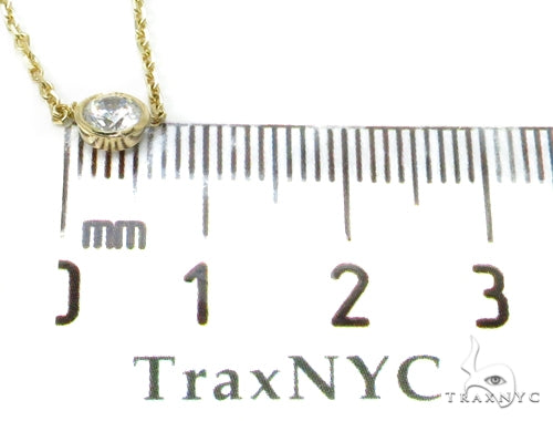 14k Yellow Gold Necklace-39998 - Image 8