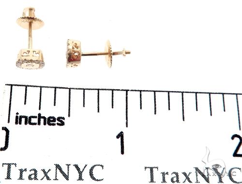 14k Gold Diamond Stud Earrings 64901 - Image 7
