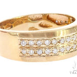 14k Yellow Gold Diamond Wedding Band 66184 - Image 3