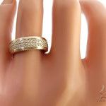 14k Yellow Gold Diamond Wedding Band 66184 - Image 6