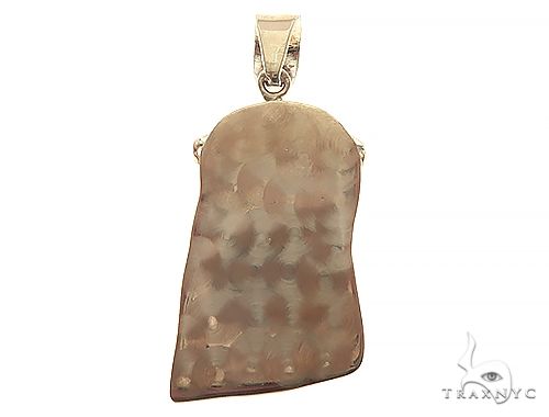 14k Yellow Gold Jesus Pendant 35495 - Image 3