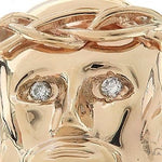 14k Yellow Gold Jesus Pendant 35495 - Image 4