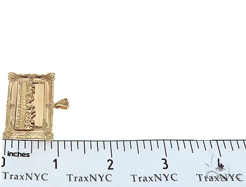 14k Yellow Gold Last Supper Pendant 44366 - Image 7