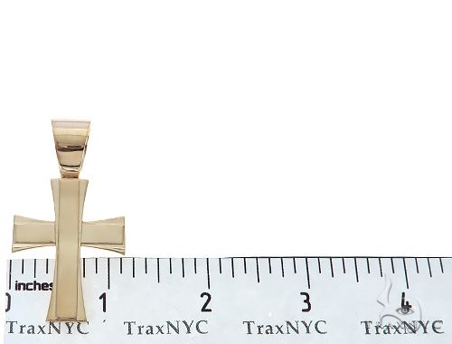 14k Yellow Gold Masterpiece Cross 65100 - Image 6
