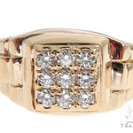 14k Yellow Gold Men's Diamond Ring 64663 - Image 1