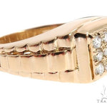 14k Yellow Gold Men's Diamond Ring 64663 - Image 4