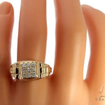 14k Yellow Gold Men's Diamond Ring 64663 - Image 8