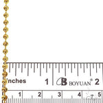 14k Yellow Gold Moon Cut Diamond Cut Link Chain 3mm 20 inches 69561 - Image 6