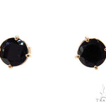 14k Yellow Gold Onyx Necklace & Earrings Set 40029 - Image 12