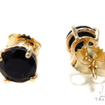 14k Yellow Gold Onyx Necklace & Earrings Set 40029 - Image 15