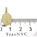 14k Gold Holy Mary Gold Pendant 45102 - Image 5