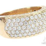14k Yellow Gold Prong Diamond Band 65069 - Image 1