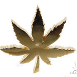 14k Diamond Maple Leaf Pendant 39993 - Image 5