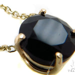 14k Yellow Gold Onyx Necklace 40017 - Image 3