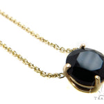 14k Yellow Gold Onyx Necklace 40017 - Image 4