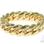 14k Gold 6mm Miami Cuban Link Ring 45420 - Image 4