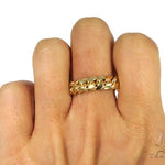 14k Gold 6mm Miami Cuban Link Ring 45420 - Image 5