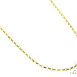 14k Yellow Gold Round Cable Chain 18 Inches 1mm   45273 - Image 2