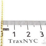 14k Yellow Gold Round Cable Chain 18 Inches 1mm   45273 - Image 5