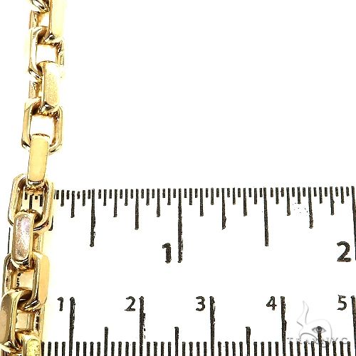 14k Yellow Gold Solid Anchor Cable Link Chain 8mm 24 Inches 70125