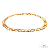 14k Yellow Gold Solid Curb Link Bracelet 3.6mm 8 Inches 70261