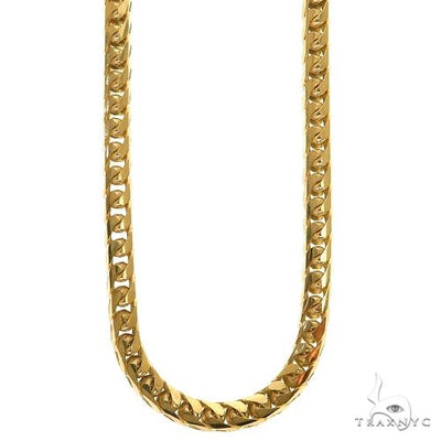14k Yellow Gold Solid Franco Link Chain 4.6mm 20 Inches 69994 - Image 1