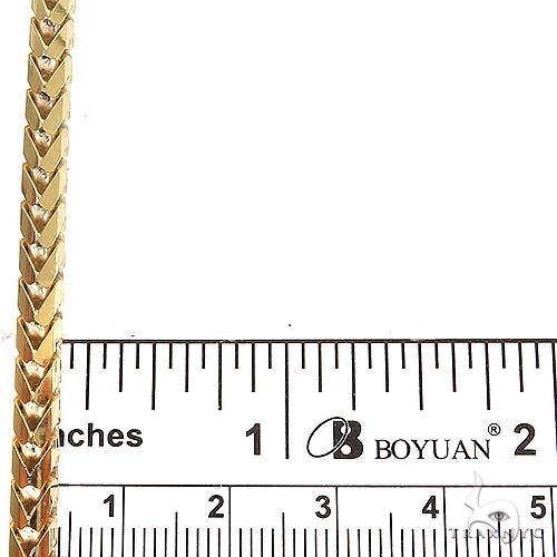 14k Yellow Gold Solid Franco Link Chain 4.6mm 26 Inches 70159 - Image 7