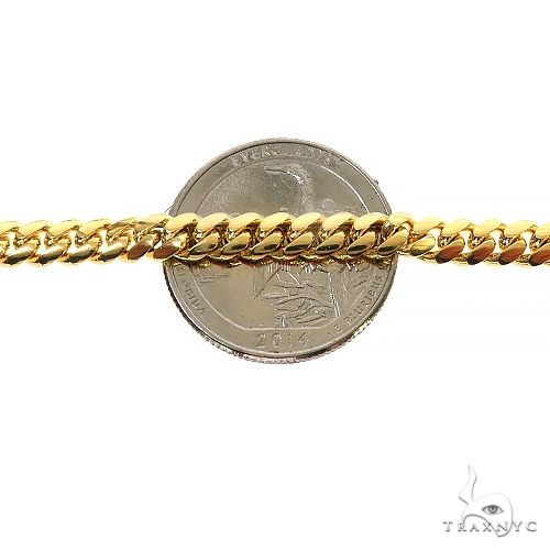 14K Gold miami cuban chain, 5 mm, photo 5 of 6