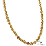 14k Yellow Gold Solid Rope Link Chain 2.2mm 20 Inches 70079 - Image 2