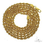 10k Yellow Gold Solid Rope chain 2.7mm 24 inches 70544 - Image 3