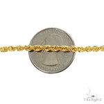 14k Yellow Gold Solid Rope chain 3mm 24 inches 69505 - Image 5