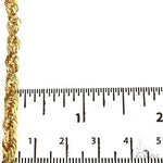 14k Yellow Gold Solid Rope chain 4.5mm 22 inches 70137 - Image 6