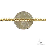 14k Yellow Gold Solid Round Franco Diamond Cut Link Chain 3mm 22 Inches 69860 - Image 5