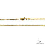 14k Yellow Gold Solid Thin Miami Cuban Link Chain 2.6mm 18 Inches 69986 - Image 4