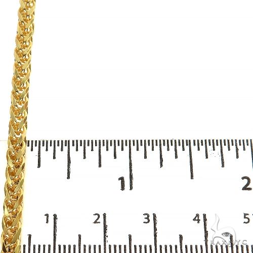 14k Yellow Gold Solid Thin Wheat Bracelet 3.5mm 8 inches   68269 - Image 5