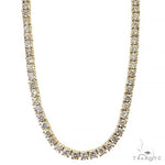 14k Yellow Gold Tennis chain 3mm 22 inches 69500 - Image 1