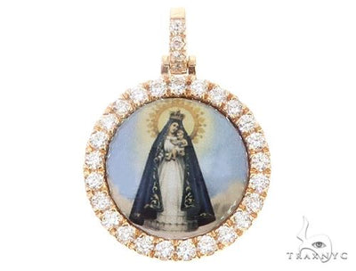 14k Yellow Gold Diamond Pendant 65027 - Image 1