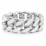 14k Gold 6mm Miami Cuban Link Ring 45420