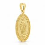 14k Gold Holy Mary Gold Pendant 45102