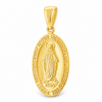 14k Gold Holy Mary Gold Pendant 45102