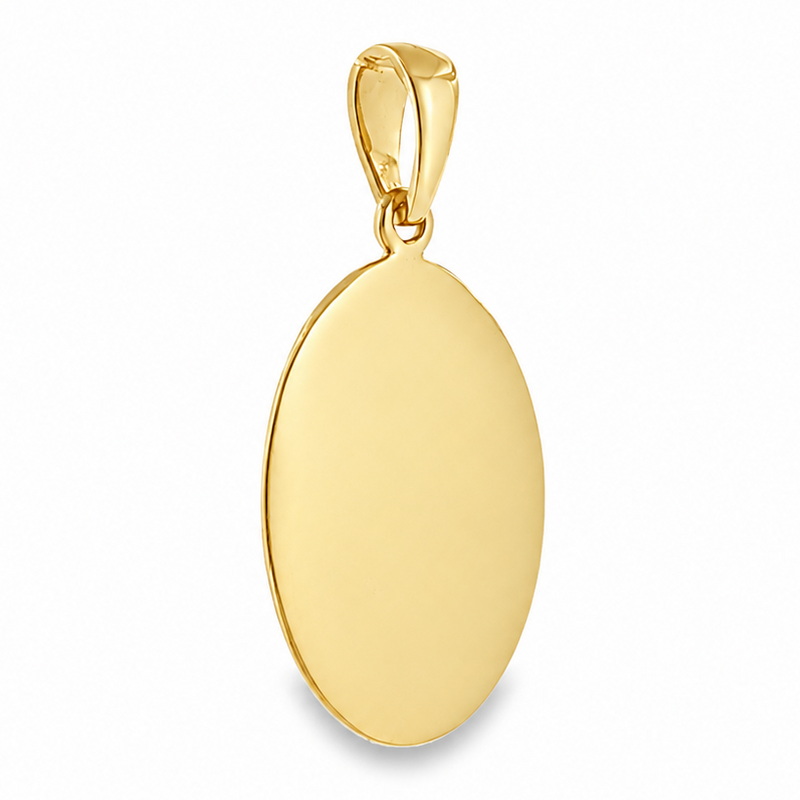 14k Gold Holy Mary Gold Pendant 45102