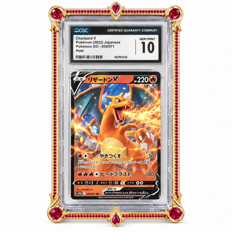 14k Gold Ruby Pokémon Card Case