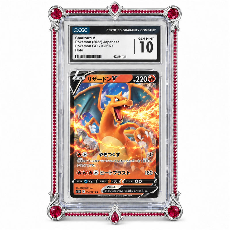 14k Gold Ruby Pokémon Card Case, view 3