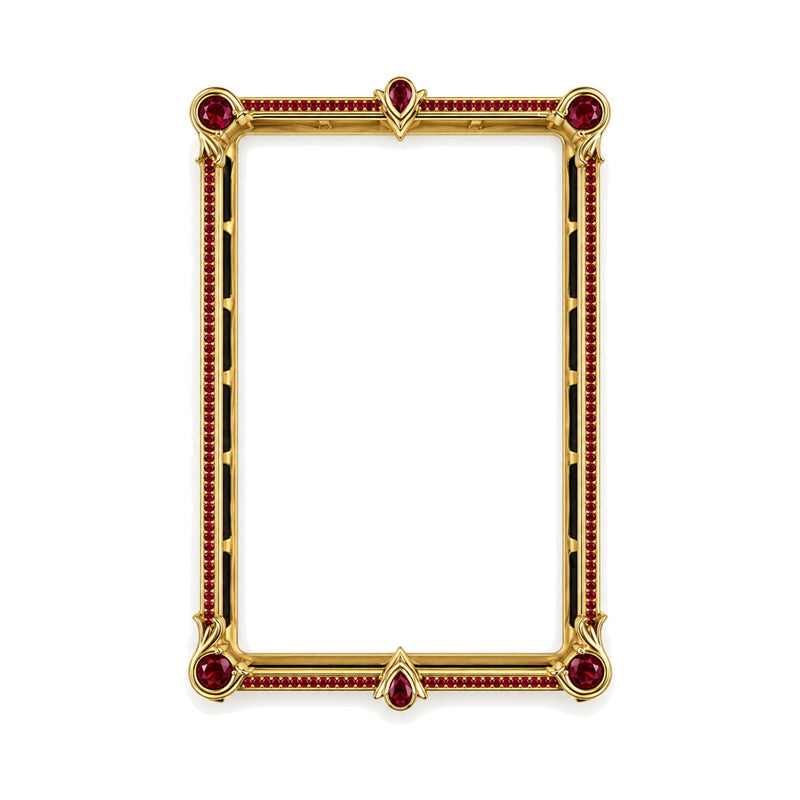 14k Gold Ruby Pokémon Card Case, view 4