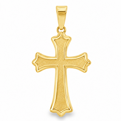 14k Gold Sanctuary Cross Pendant 71835